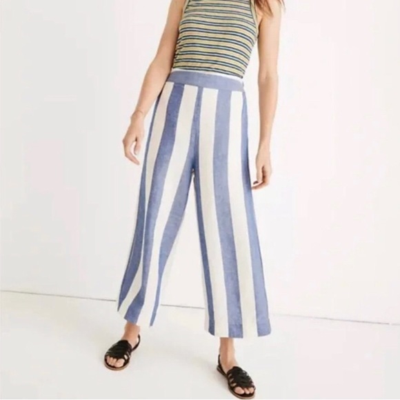Madewell Pants - NWT Madewell Huston wide leg cropped pull on pants!